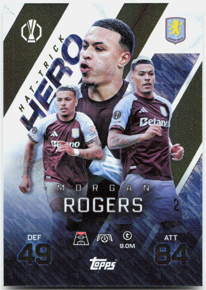 Topps Match Attax UEFA Club Competitions Extra #255 Morgan Rogers (2025-26)