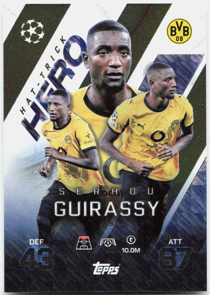 Topps Match Attax UEFA Club Competitions Extra #259 Serhou Guirassy (2025-26)