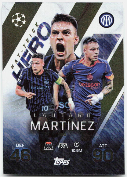 Topps Match Attax UEFA Club Competitions Extra #260 Lautaro Martinez (2025-26)