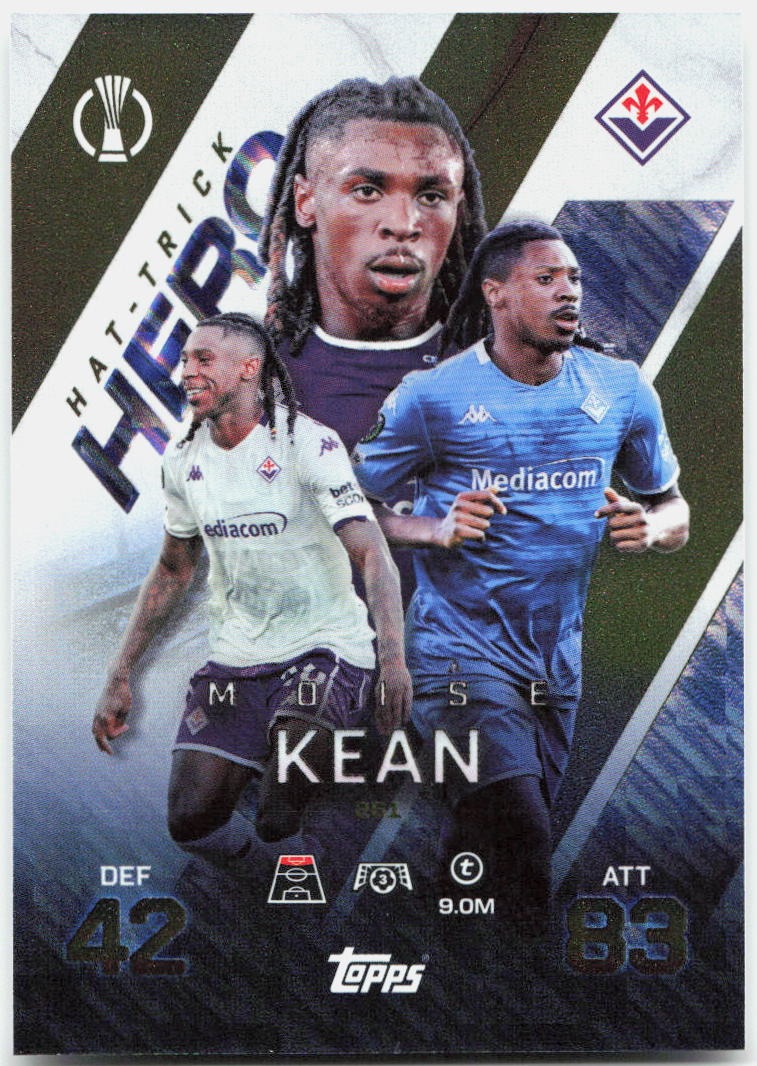 Topps Match Attax UEFA Club Competitions Extra #261 Moise Kean (2025-26)