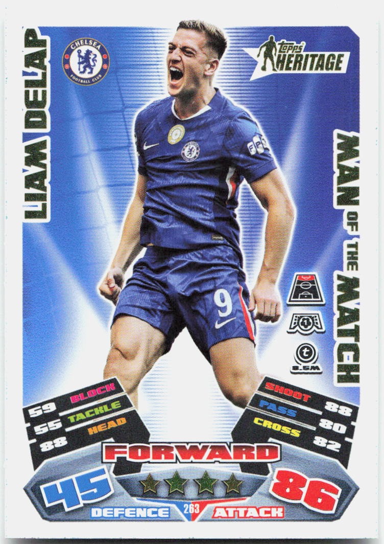 Topps Match Attax UEFA Club Competitions Extra #263 Liam Delap (2025-26)