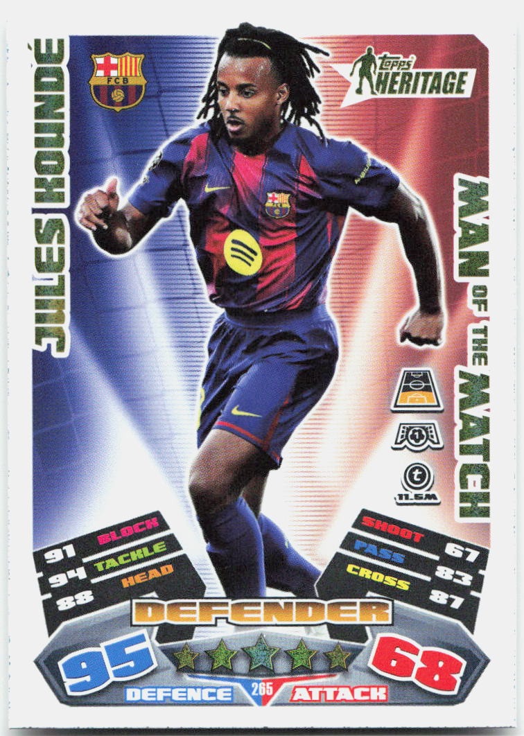 Topps Match Attax UEFA Club Competitions Extra #265 Jules Kounde (2025-26)