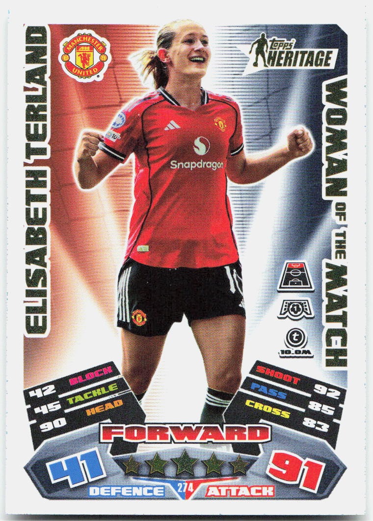 Topps Match Attax UEFA Club Competitions Extra #274 Elisabeth Terland (2025-26)