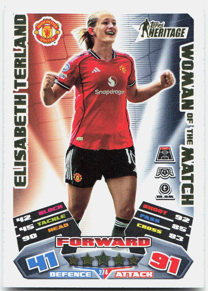 Topps Match Attax UEFA Club Competitions Extra #274 Elisabeth Terland (2025-26)
