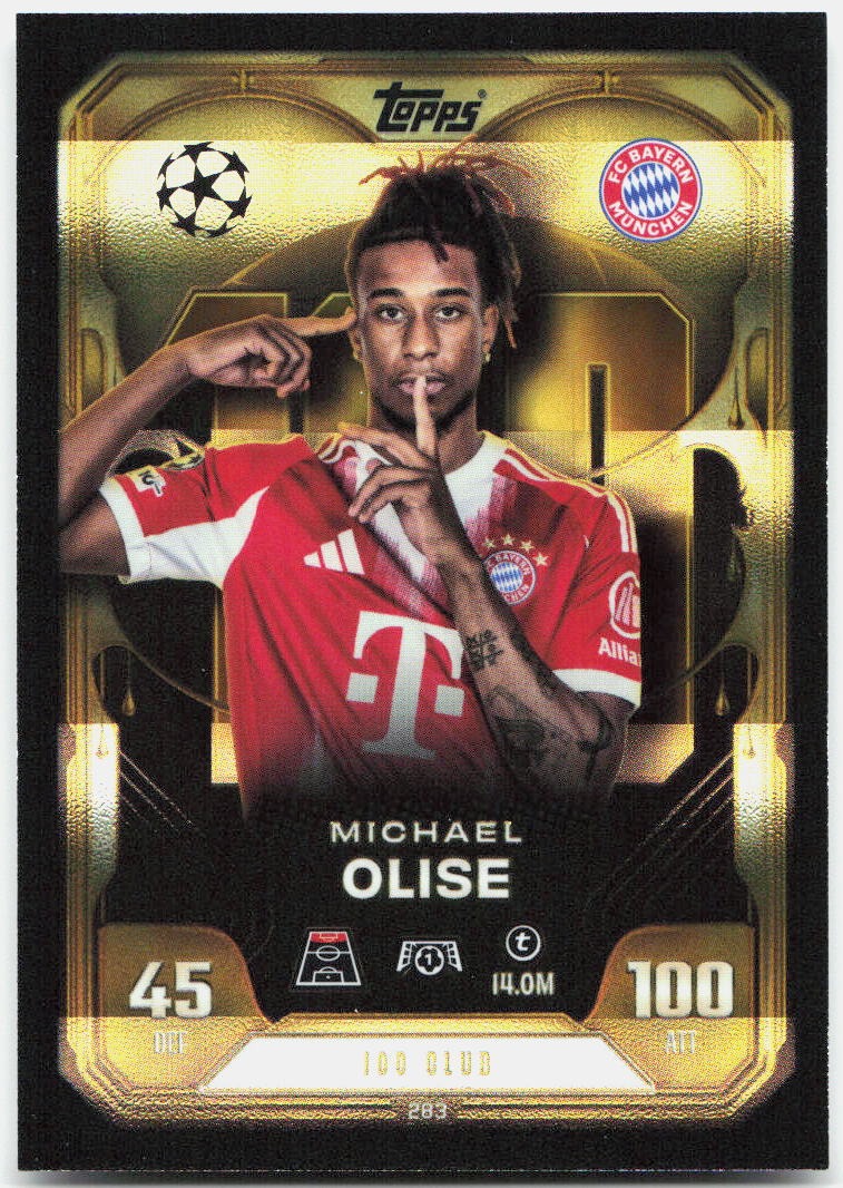 Topps Match Attax UEFA Club Competitions Extra #283 Michael Olise (2025-26)
