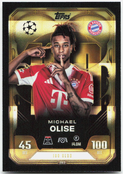 Topps Match Attax UEFA Club Competitions Extra #283 Michael Olise (2025-26)