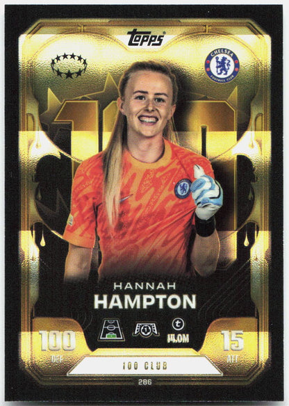 Topps Match Attax UEFA Club Competitions Extra #286 Hannah Hampton (2025-26)