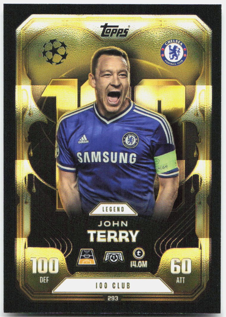 Topps Match Attax UEFA Club Competitions Extra #293 John Terry (2025-26)