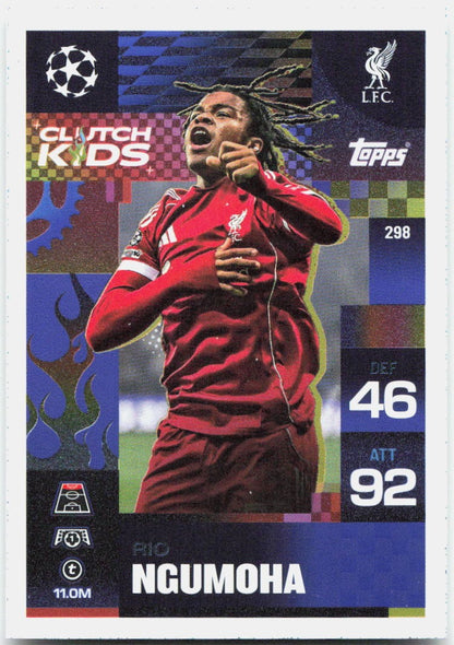 Topps Match Attax UEFA Club Competitions Extra #298 Rio Ngumoha (2025-26)