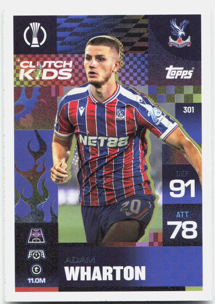 Topps Match Attax UEFA Club Competitions Extra #301 Adam Wharton (2025-26)