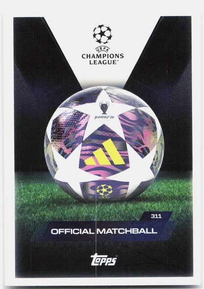 Topps Match Attax UEFA Club Competitions Extra #311 UEFA Champions League (2025-26)