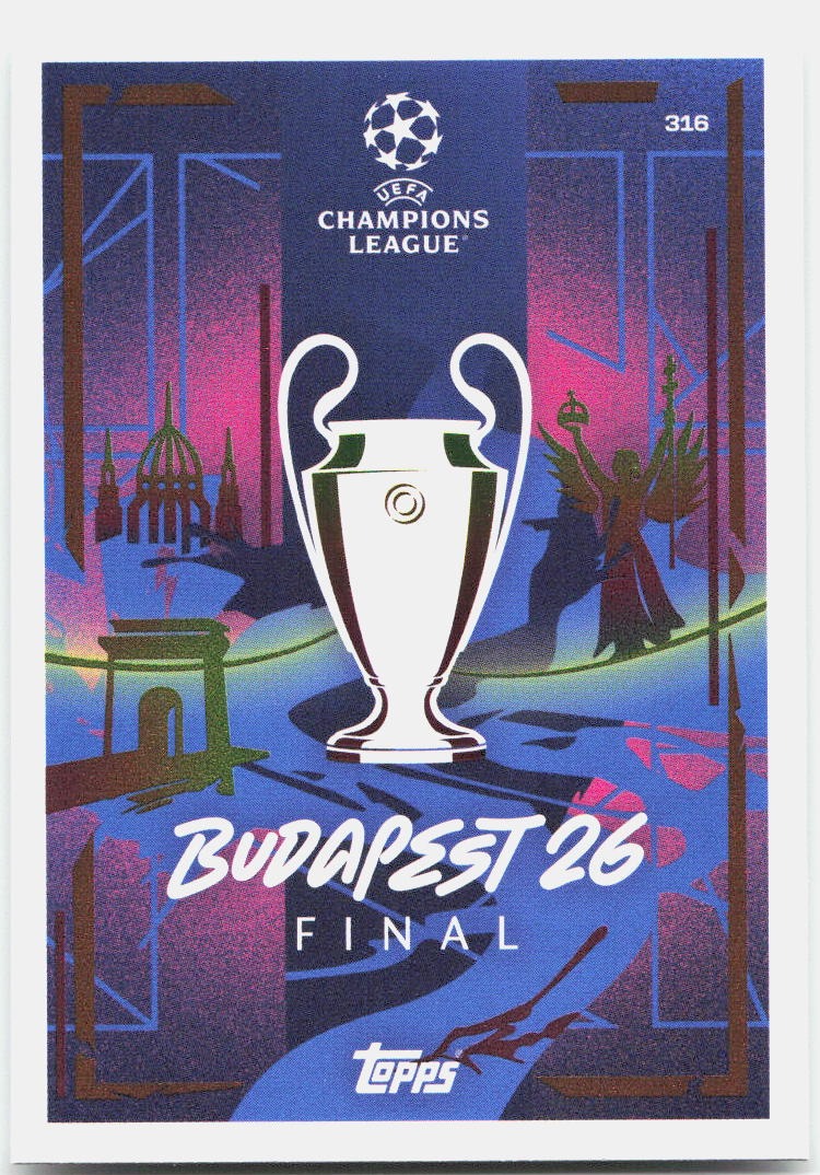 Topps Match Attax UEFA Club Competitions Extra #316 UEFA Champions League - Budapest 26