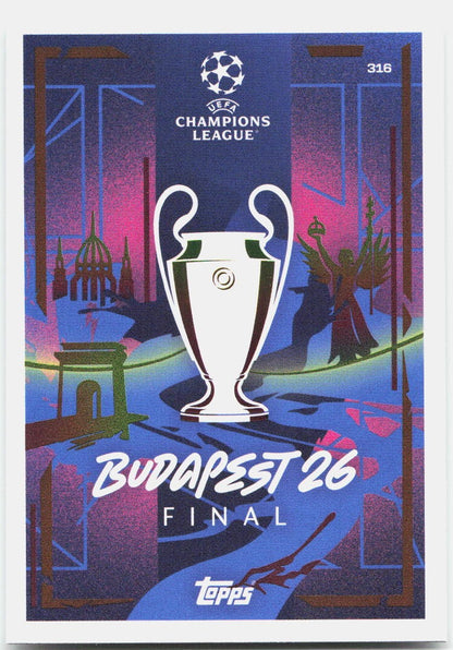 Topps Match Attax UEFA Club Competitions Extra #316 UEFA Champions League - Budapest 26