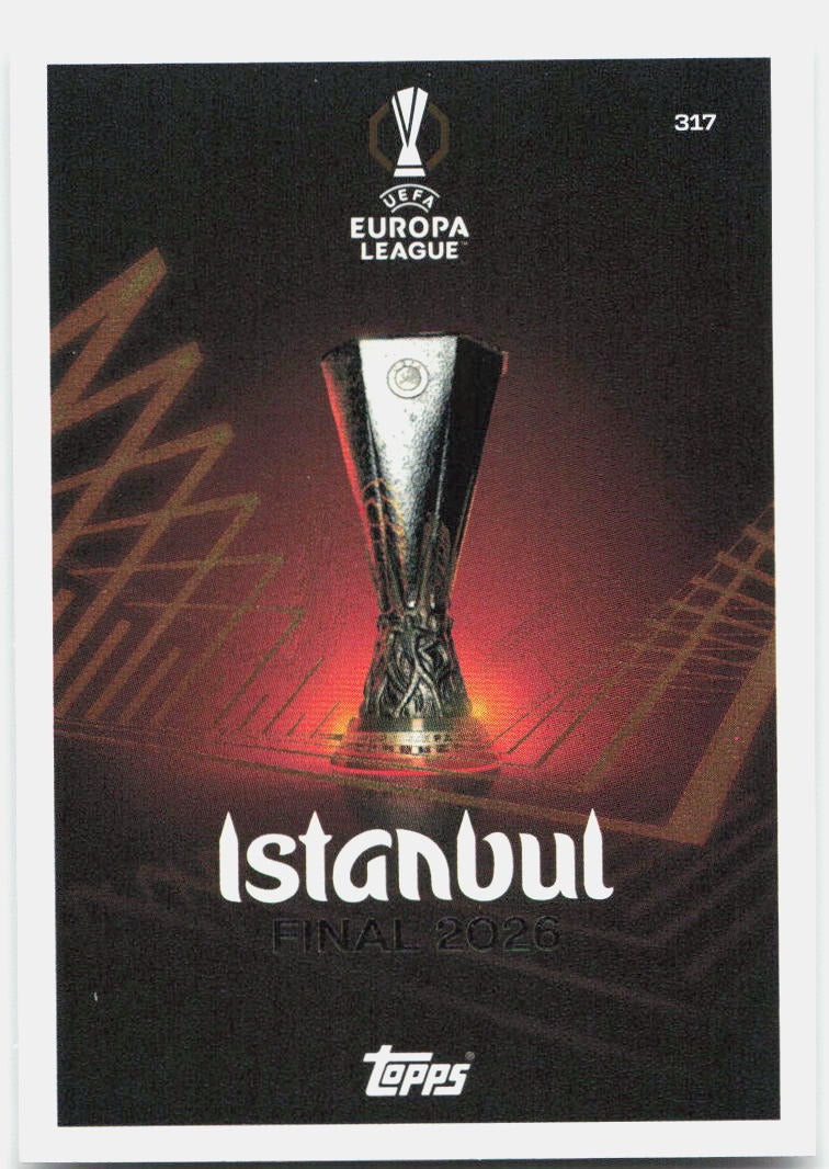 Topps Match Attax UEFA Club Competitions Extra #317 UEFA Europa League - Istanbul (2025-26)