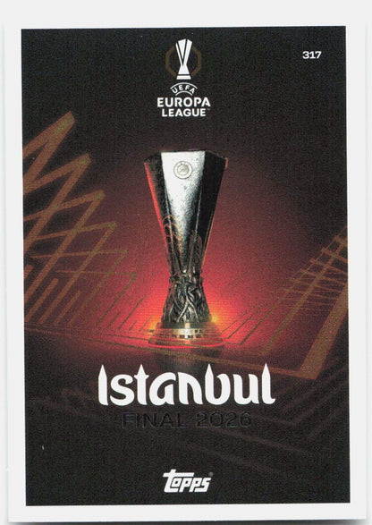 Topps Match Attax UEFA Club Competitions Extra #317 UEFA Europa League - Istanbul (2025-26)
