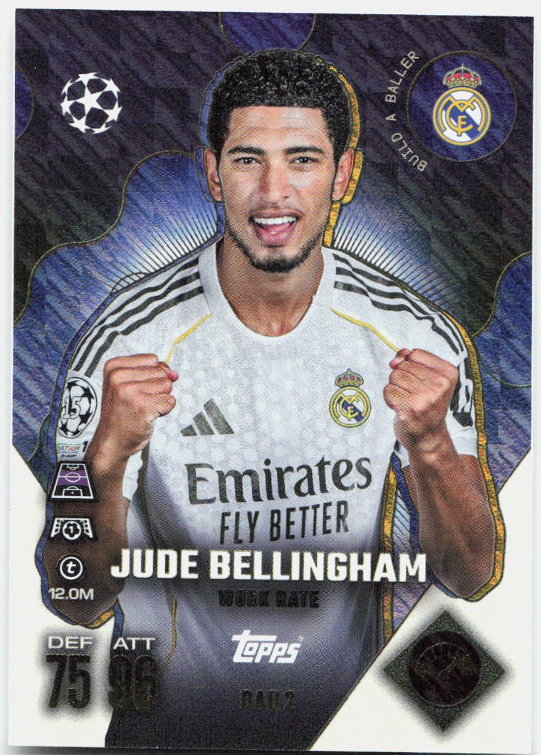 Topps Match Attax UEFA Club Competitions Extra #BAB2 Jude Bellingham (2025-26)