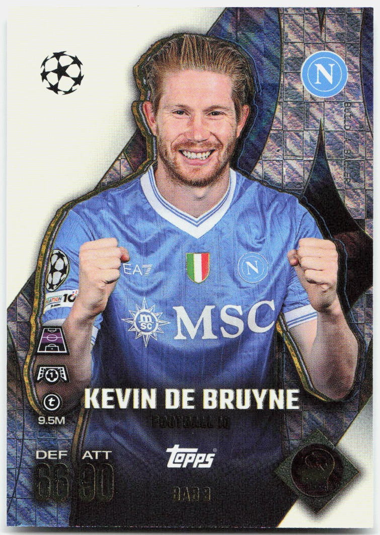 Topps Match Attax UEFA Club Competitions Extra #BAB3 Kevin De Bruyne (2025-26)