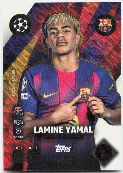 Topps Match Attax UEFA Club Competitions Extra #BAB7 Lamine Yamal (2025-26)