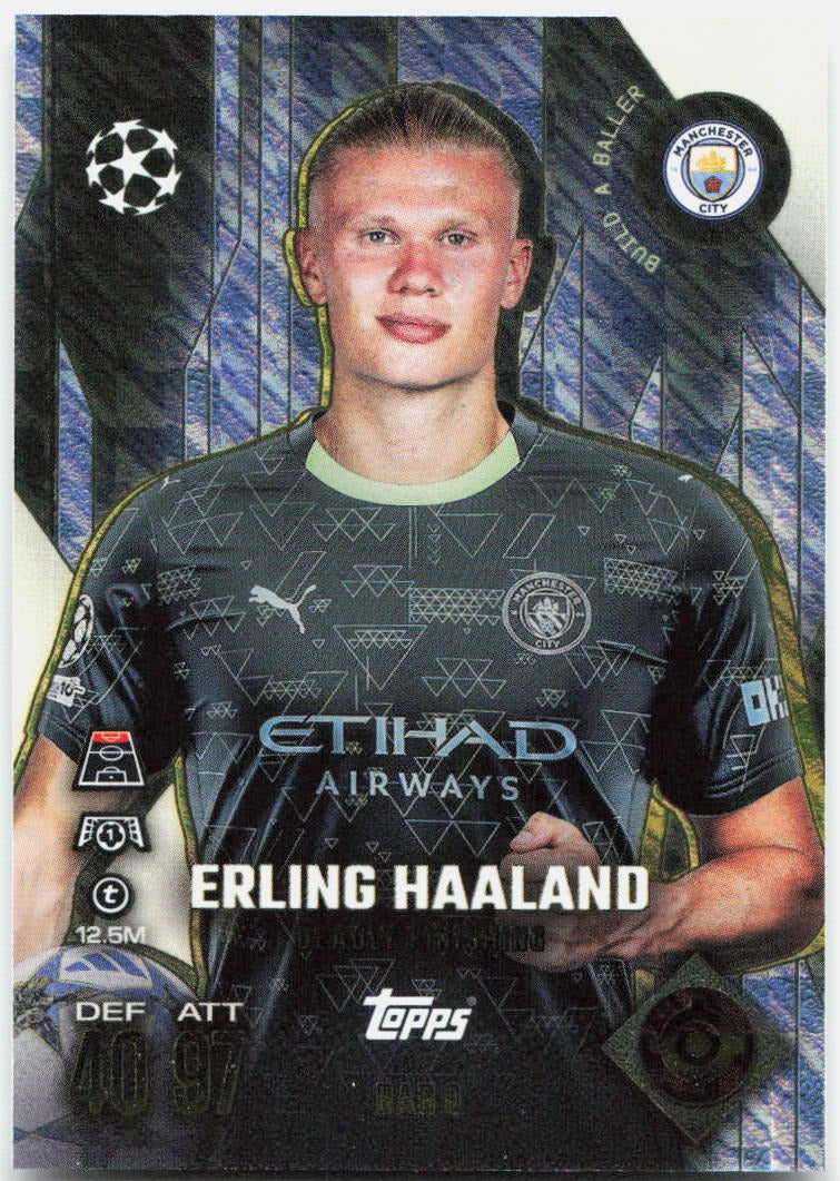 Topps Match Attax UEFA Club Competitions Extra #BAB9 Erling Haaland (2025-26)