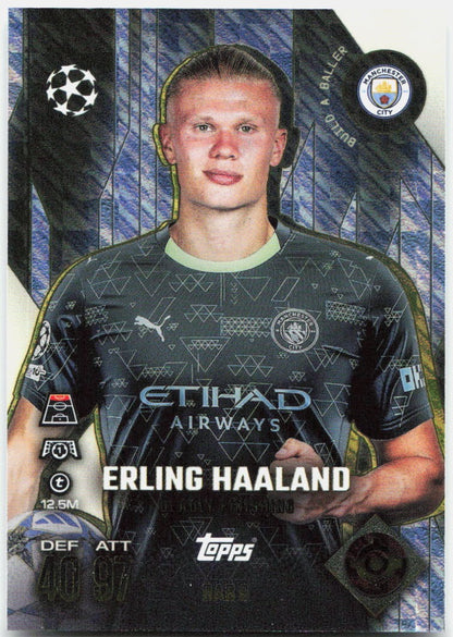 Topps Match Attax UEFA Club Competitions Extra #BAB9 Erling Haaland (2025-26)