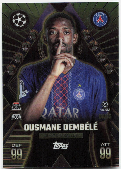 Topps Match Attax UEFA Club Competitions Extra #BAB5 Ousmane Dembele (2025-26)