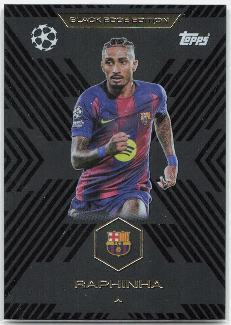 Topps Match Attax UEFA Club Competitions Extra #BE4 Raphinha (2025-26)