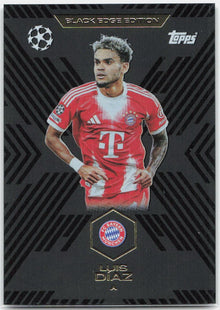 Luis Diaz #BE7 - 2025-26 Topps Match Attax UEFA Club Competitions Extra Black Edge Edition