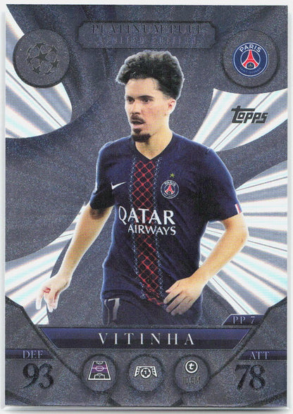 Topps Match Attax UEFA Club Competitions Extra #PP7 Vitinha (2025-26)