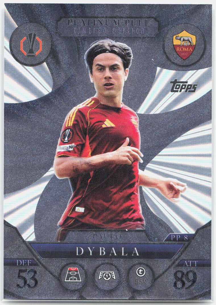 Topps Match Attax UEFA Club Competitions Extra #PP8 Paulo Dybala (2025-26)