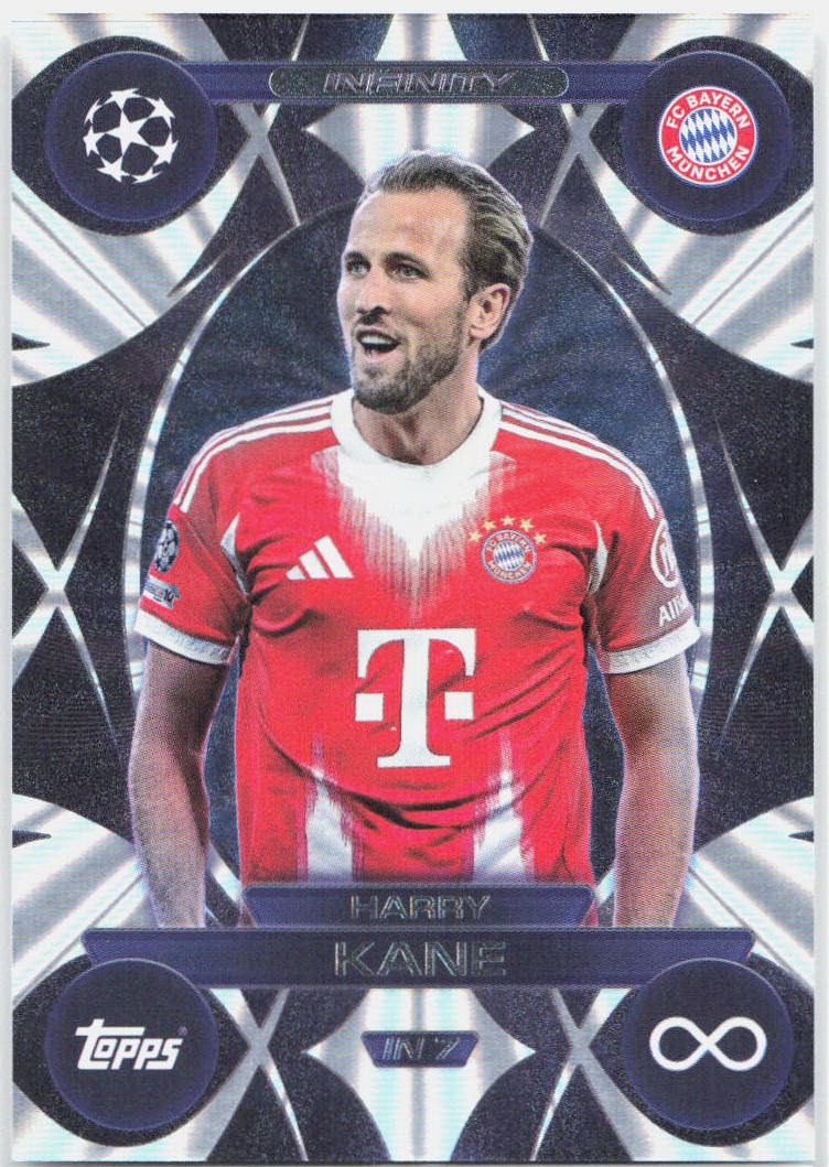 Topps Match Attax UEFA Club Competitions Extra #IN7 Harry Kane Infinity (2025-26)