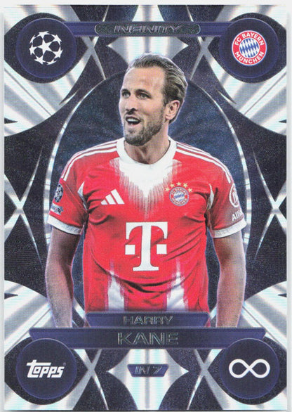Topps Match Attax UEFA Club Competitions Extra #IN7 Harry Kane Infinity (2025-26)