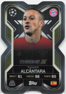 Thiago Alcantara #CX6 - 2025-26 Topps Match Attax UEFA Club Competitions Extra Chrome X