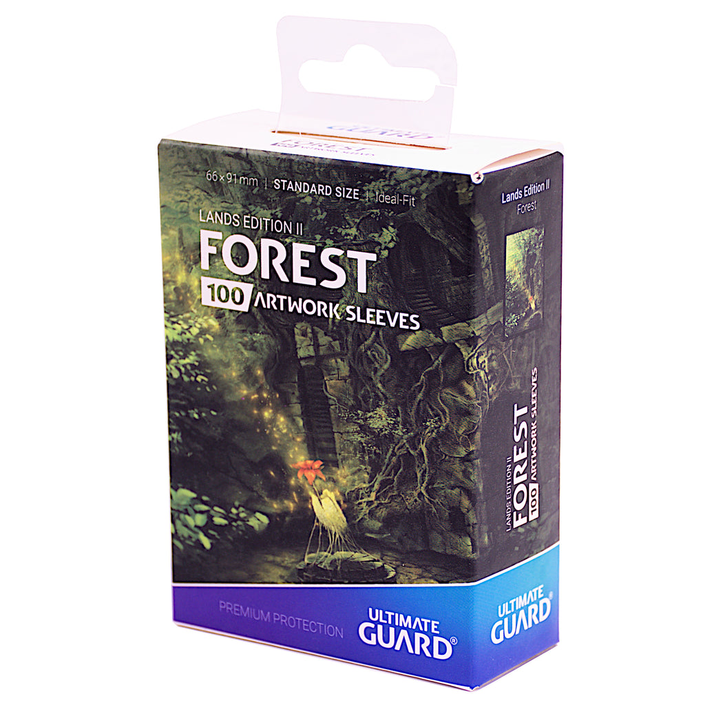 Die Printed Sleeves Lands Edition #2 von Ultimate Guard in der Ausführung Forest