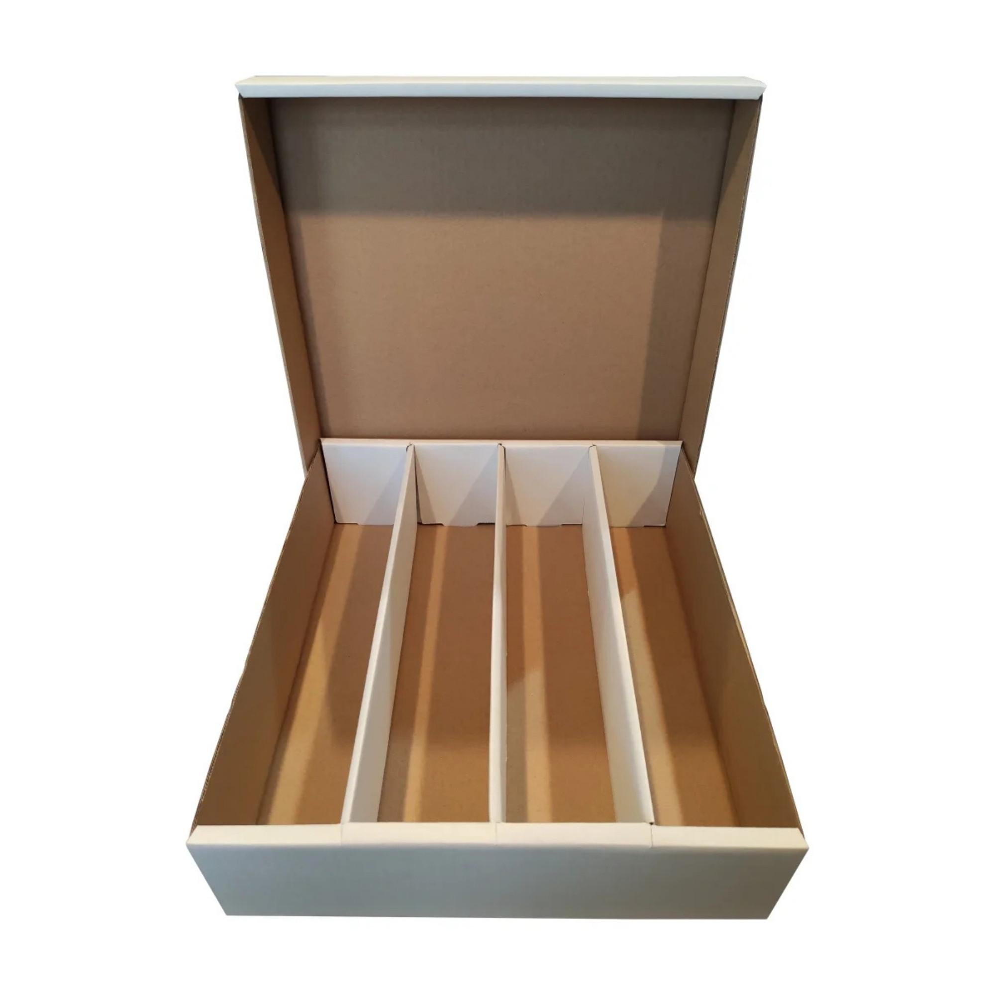 Arkero-G 4-Row Storage Box - Pappkarton für 4000 Karten 2-teilig (Aufbewahrungsbox für Einzelkarten)