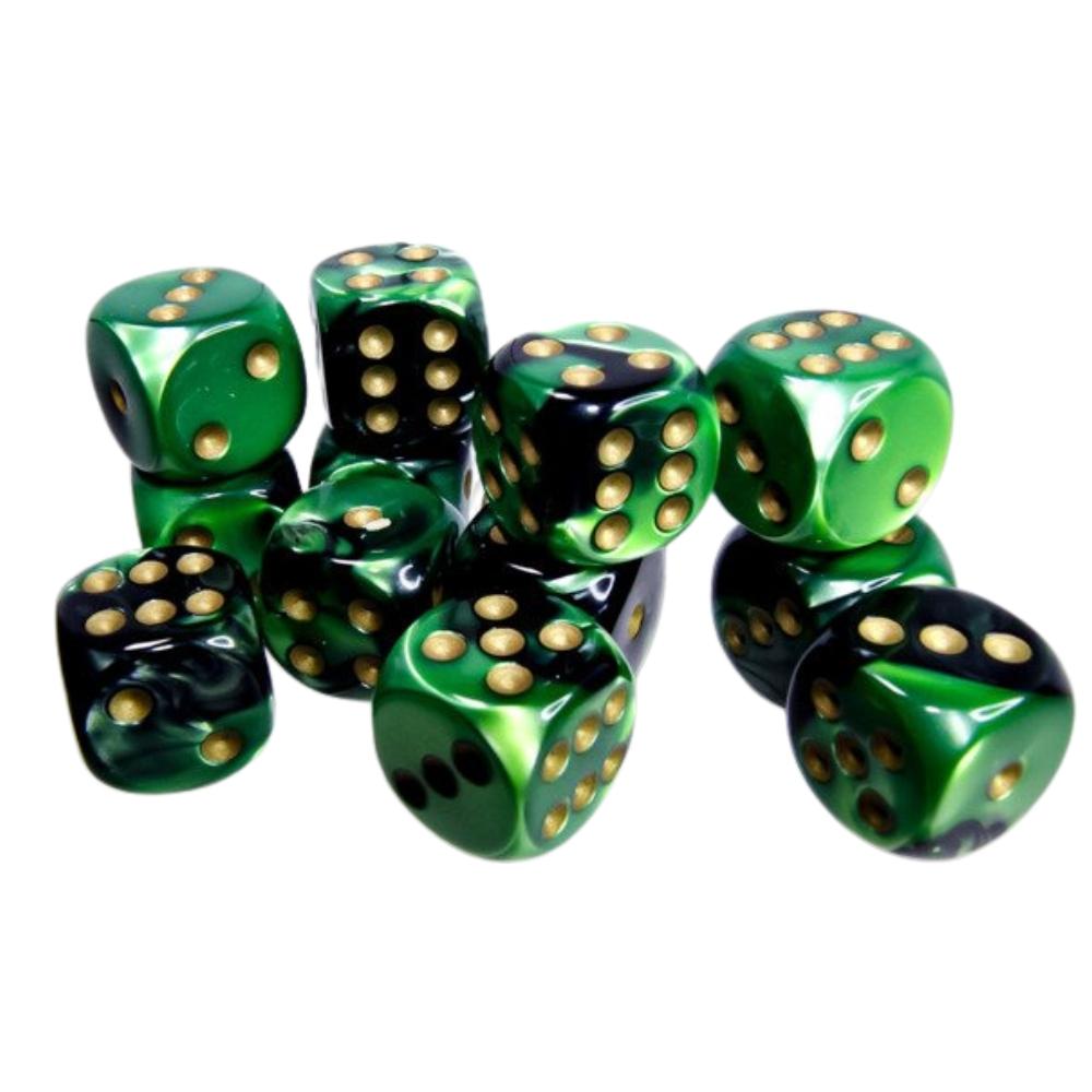Chessex 16mm d6 Dice Block (12 Dice)