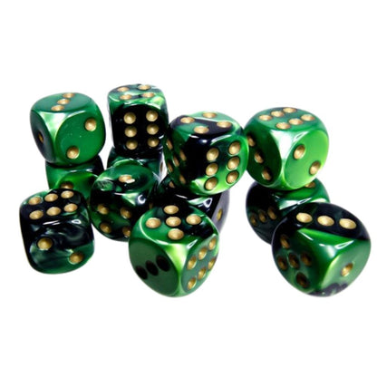 Chessex 16mm d6 Dice Block (12 Dice)