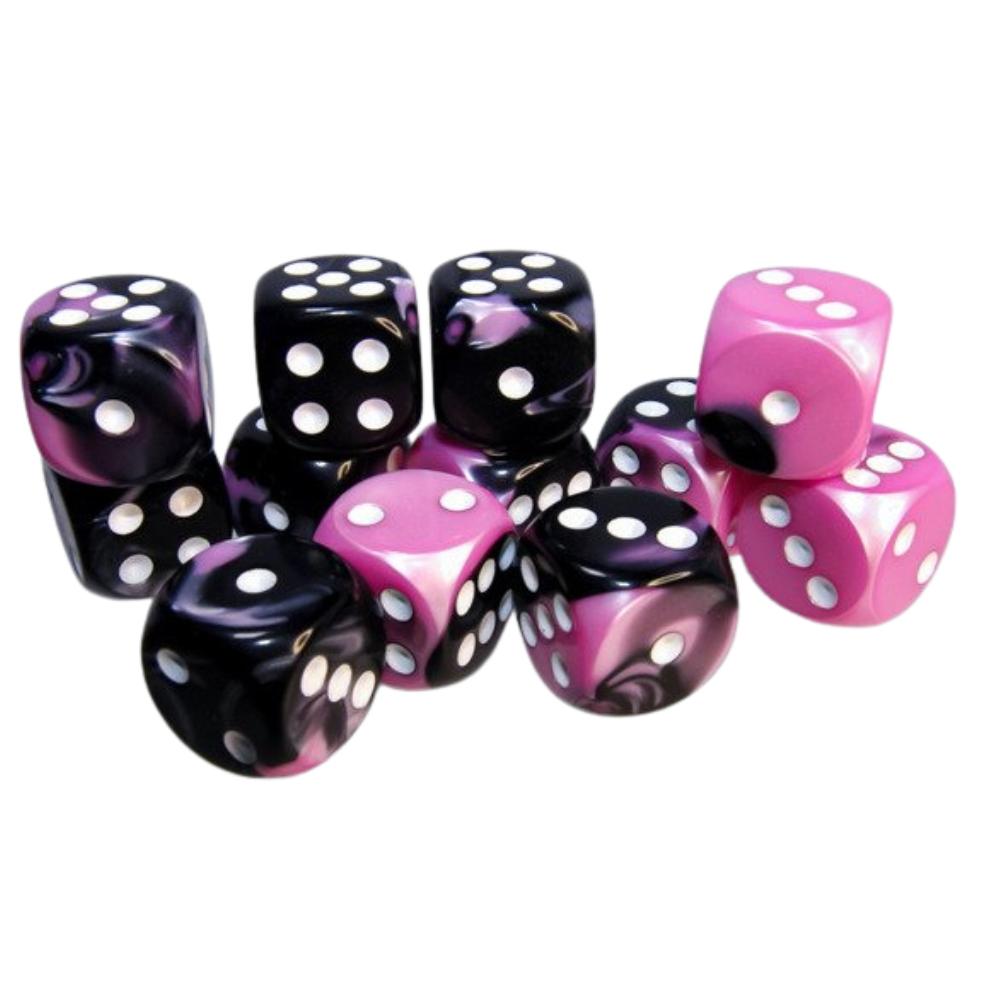 Chessex 16mm d6 Dice Block (12 Dice)