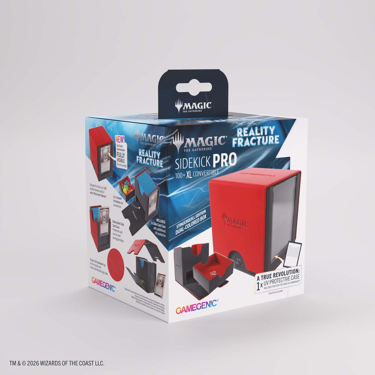 Gamegenic – Magic: The Gathering Reality Fracture Sidekick Pro 100+ XL Convertible Deck Box
