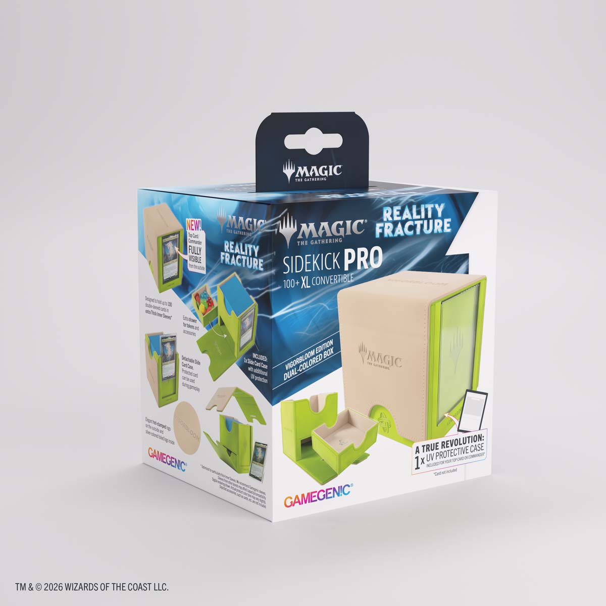 Gamegenic – Magic: The Gathering Reality Fracture Sidekick Pro 100+ XL Convertible Deck Box
