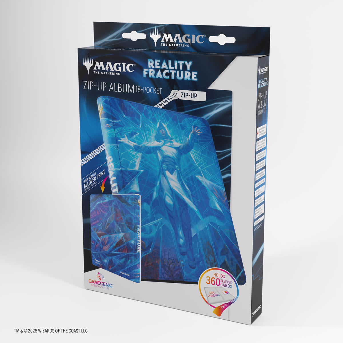 Gamegenic – Magic: The Gathering Reality Fracture Zip-Up Album 18-Pocket Binder