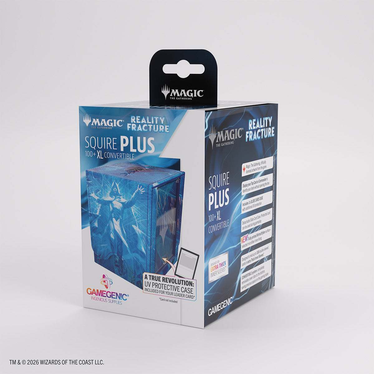 Gamegenic – Magic: The Gathering Reality Fracture Squire Plus 100+ XL Convertible Deck Box
