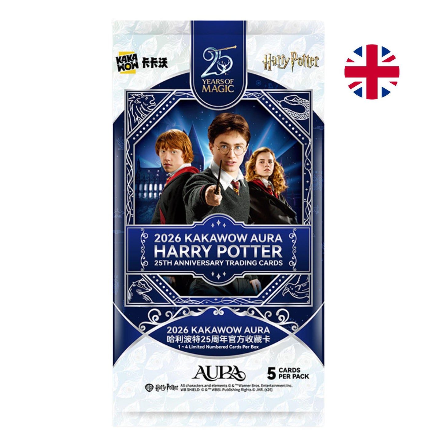 KAKAWOW AURA – Harry Potter 25th Anniversary Trading Cards Blaster Box