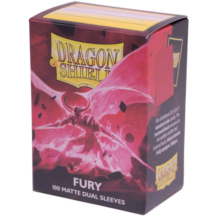 100 Dragon Shield Matte Dual Sleeves Fury – Standard Size