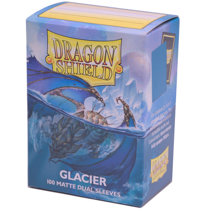 100 Dragon Shield Matte Dual Sleeves Glacier – Standard Size