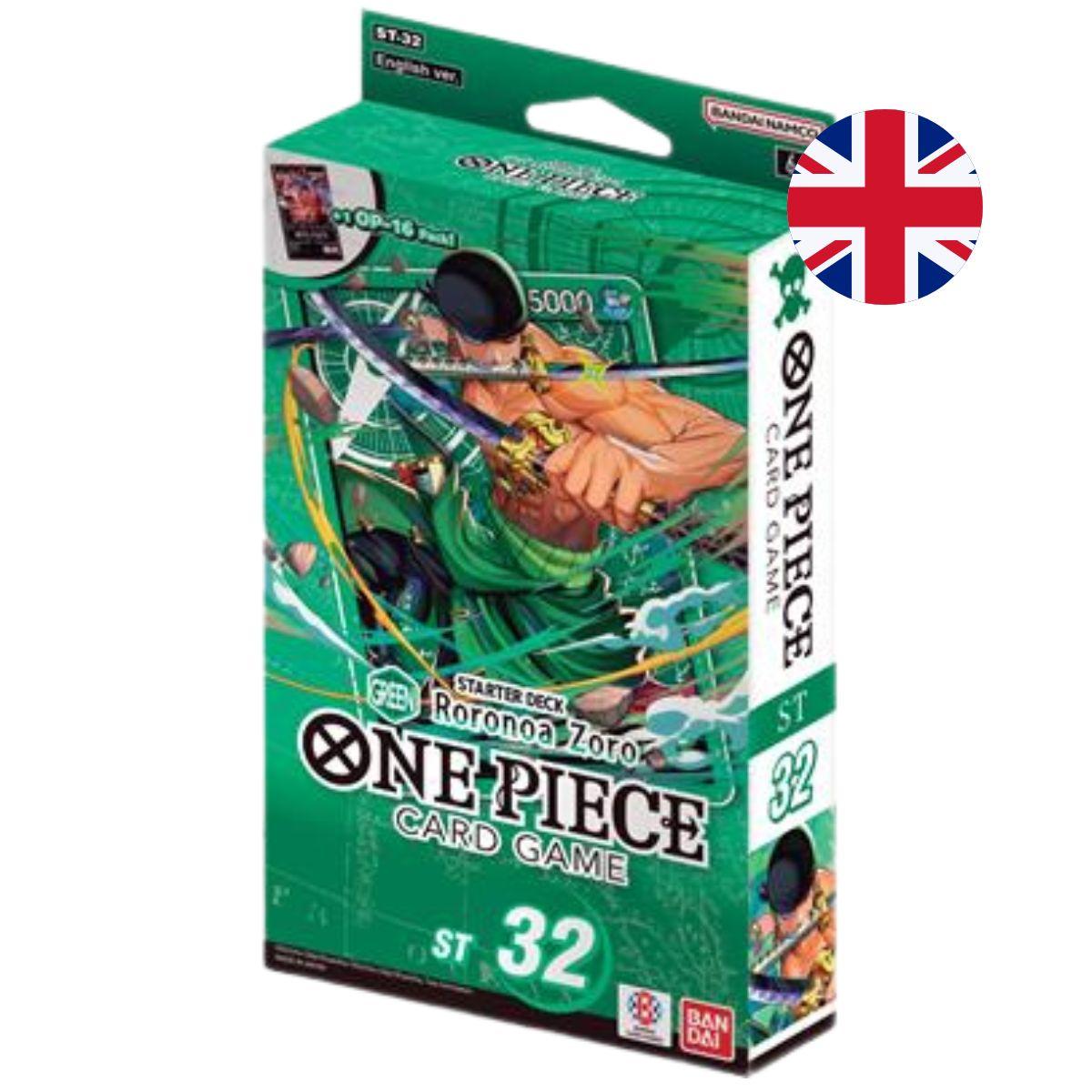 One Piece Card Game: Starter Deck – GREEN Roronoa Zoro [ST-32] (Englisch)