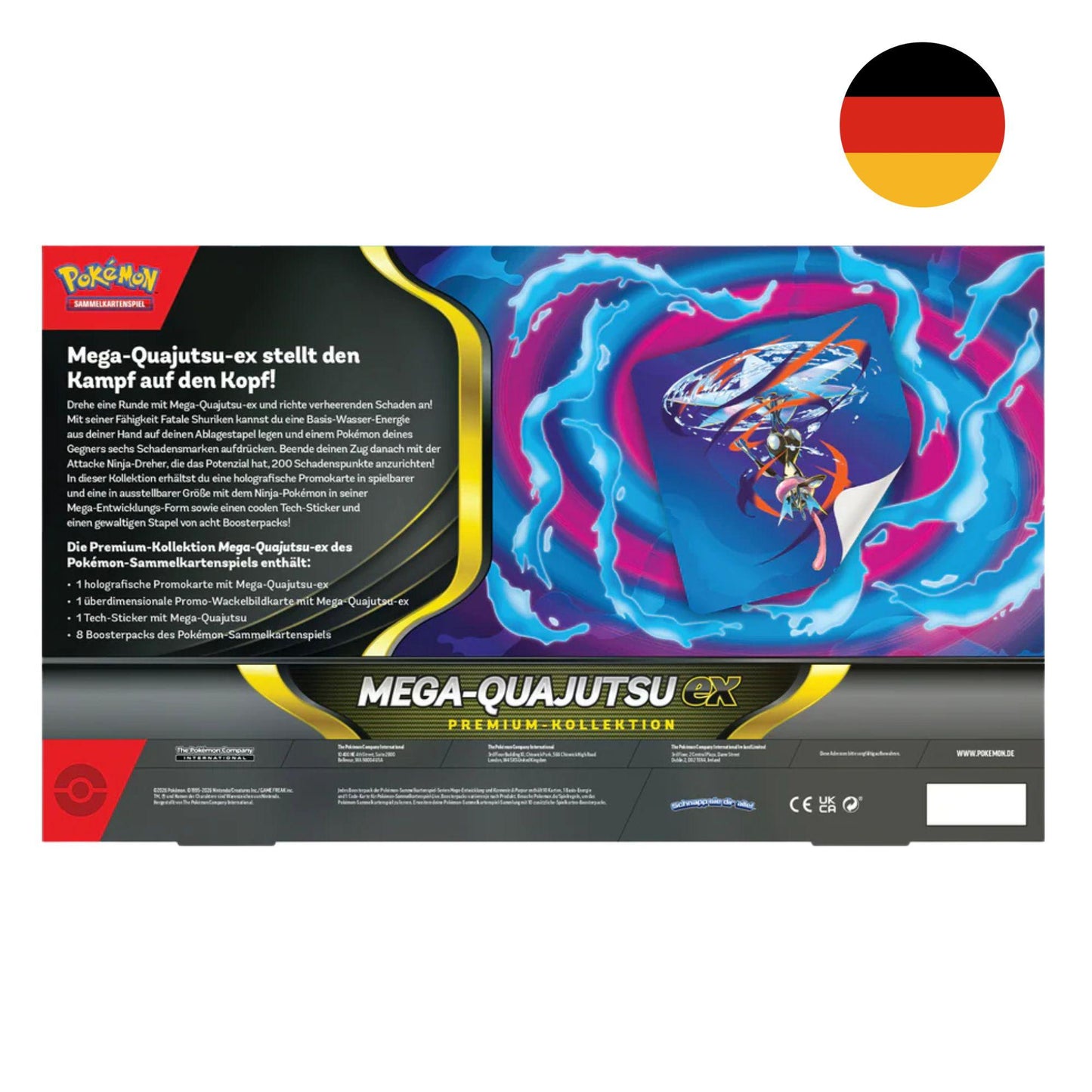 Pokémon TCG: Mega Greninja-ex Premium Collection (German Edition)