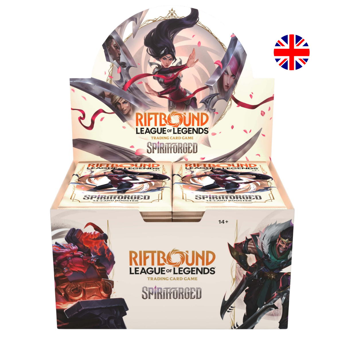 Riftbound League of Legends TCG – Spiritforged Booster Display (24 Booster) – EN