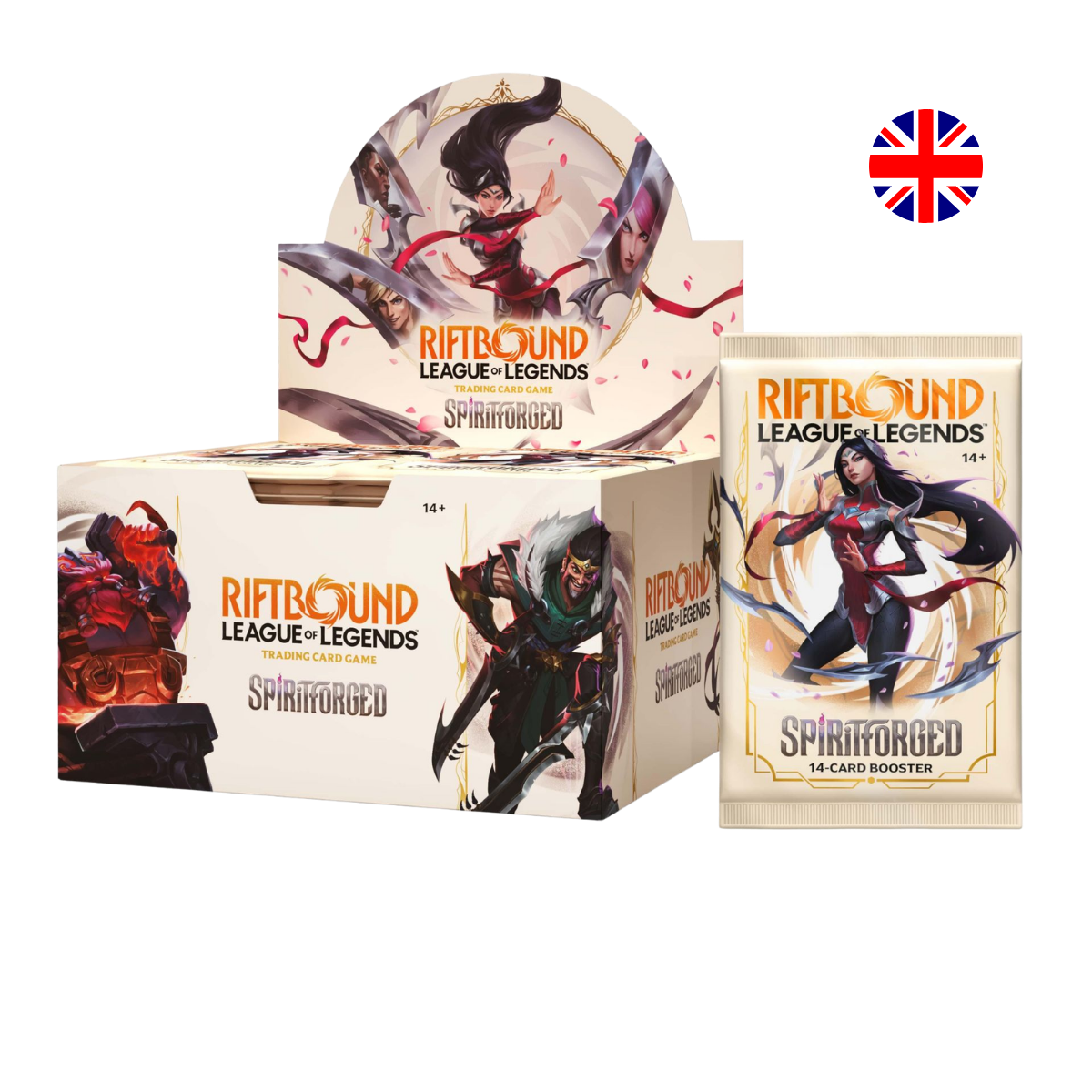Riftbound League of Legends TCG – Spiritforged Booster Display (24 Booster) – EN