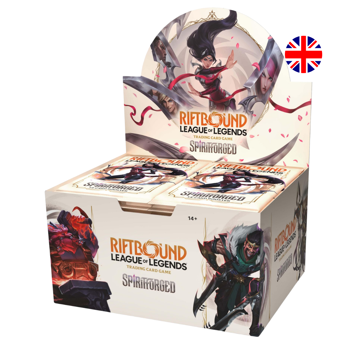 Riftbound League of Legends TCG – Spiritforged Booster Display (24 Booster) – EN