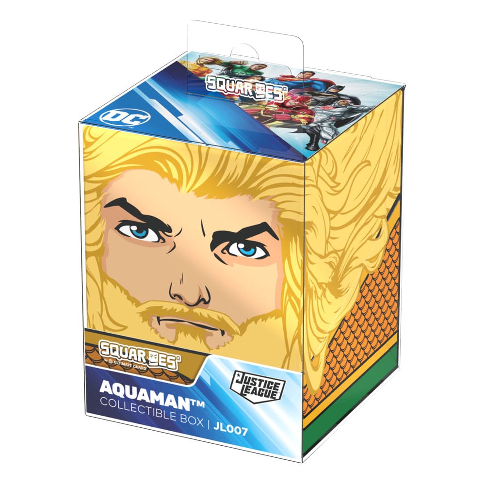 Die Aquaman™ Deck Box der Squaroe DC Justice League™ in der Produktverpackung